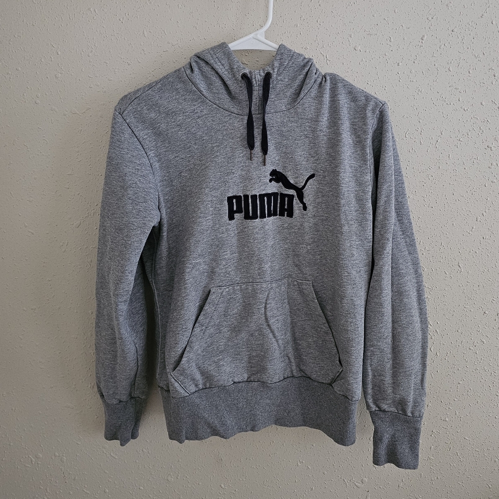 PUMA Women's Gray Workout Hoodie